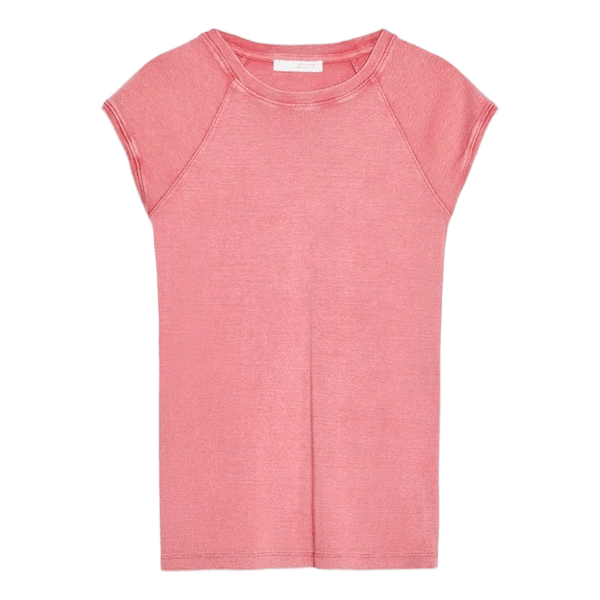 Rosa kortærmet t-shirt