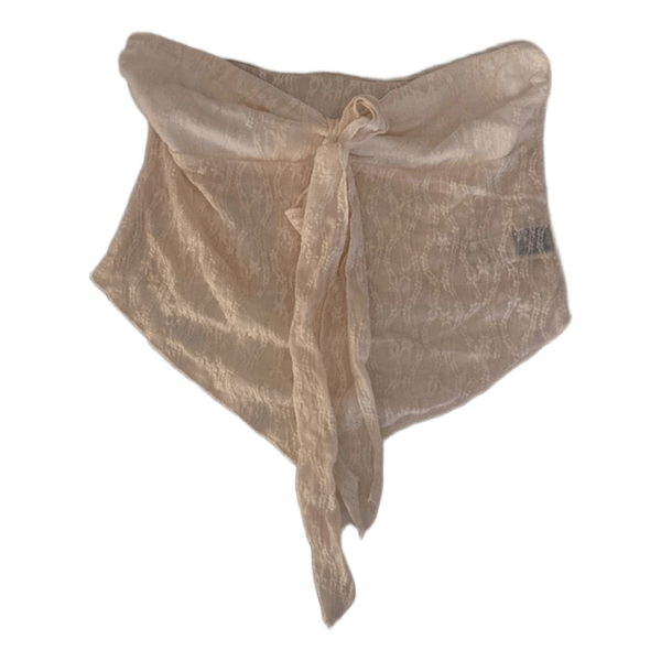 Ljus bandeau-topp