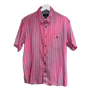 Pink striped cotton shirt