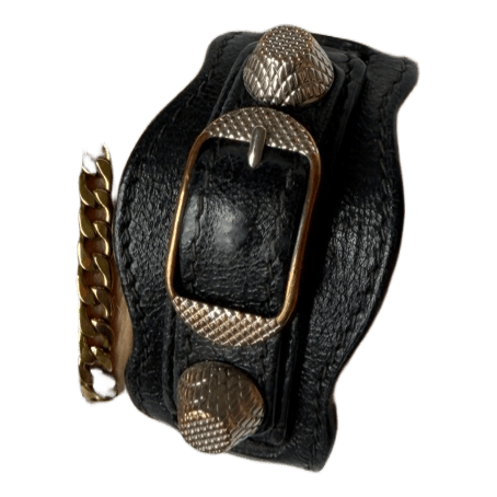 Balenciaga armbånd i læder