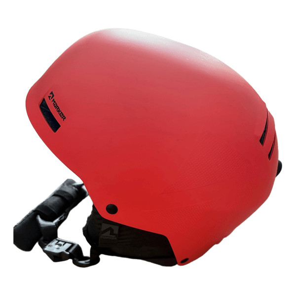 Red Marker ski helmet