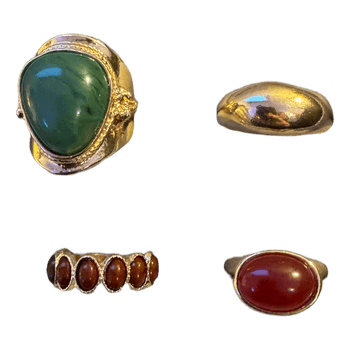 4 pcs ring set