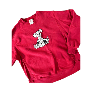 Punainen Vintage Disney collegepaita M