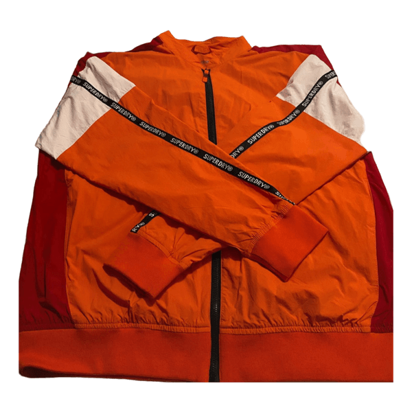 Orange Superdry sports jacket