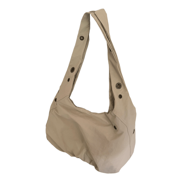 Beige skuldertaske