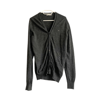  J.Lindeberg 100% Merino Wool Cardigan – Size M (fits S–M)