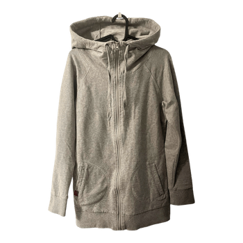 Grey zip-up hoodie size M cotton