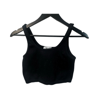 FB Sister musta lyhyt toppi