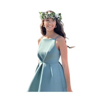 Vaaleansininen mekko