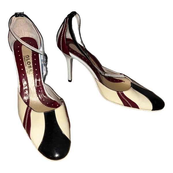 Gloss high heel shoes