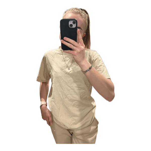 Beige L.O.G.G. t-shirt