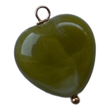 Green heart pendant