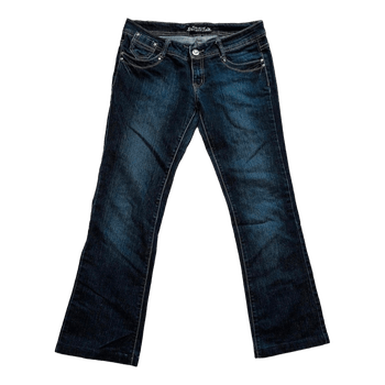 Blue denim jeans
