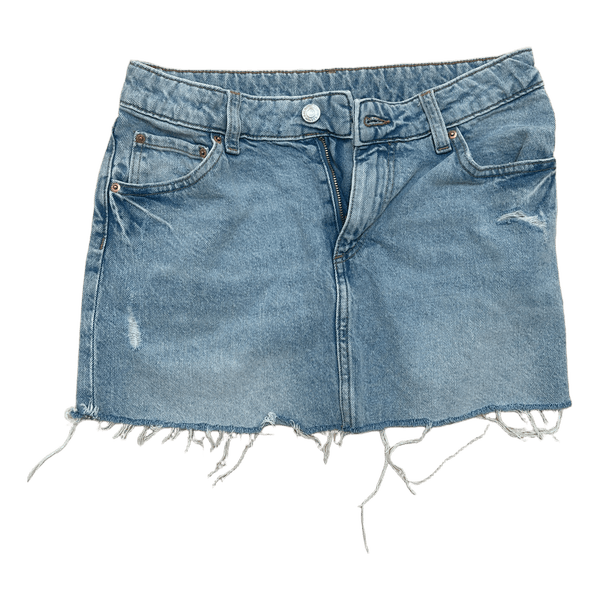 H&M denim mininederdel