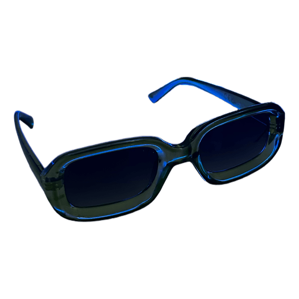 Green oval sunglasses