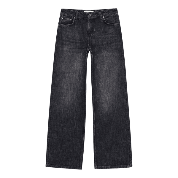 nakd jeans mørkegrå/sort