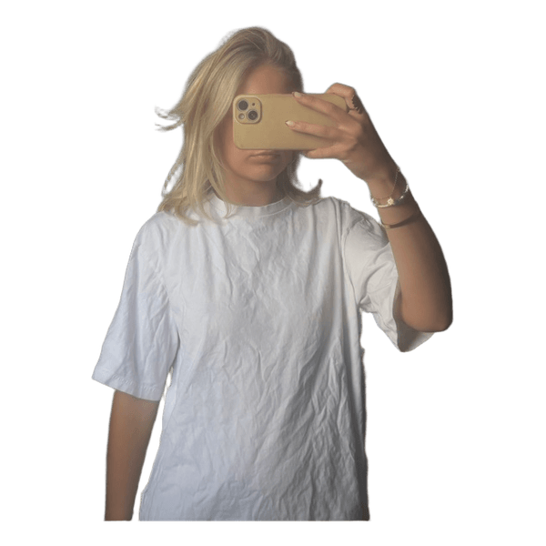 Hvid t-shirt med print