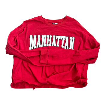 Punainen Manhattan-paita