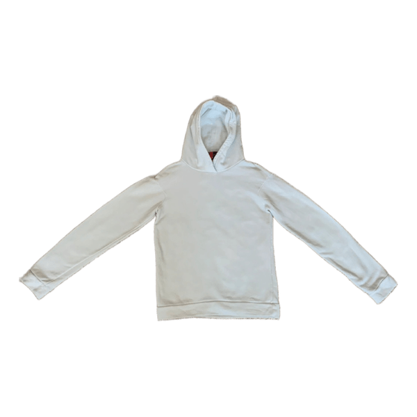 Baltas dizainerės Rasos Turajevos džemperis