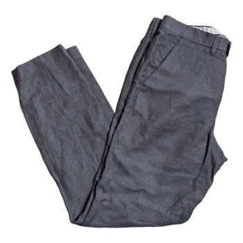 Dark blue trousers