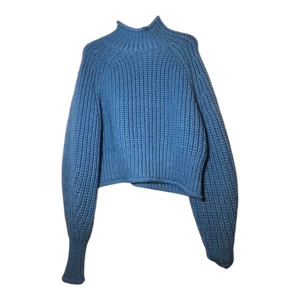 Light blue knit sweater