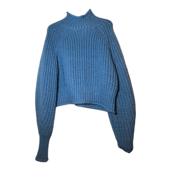 Light blue knit sweater