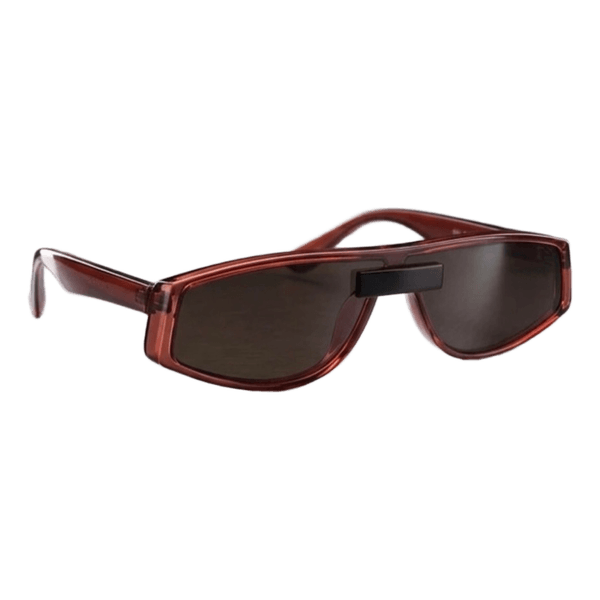 Brown shield sunglasses