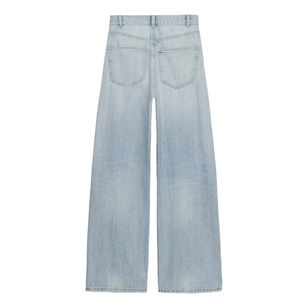 Lyseblå wide leg jeans