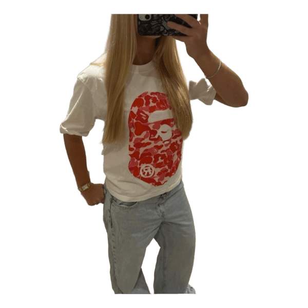 Hvid Bape t-shirt