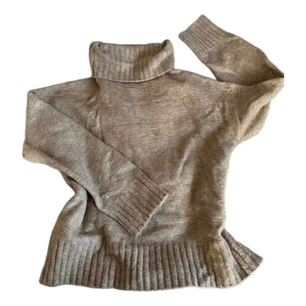 Beige turtleneck sweater