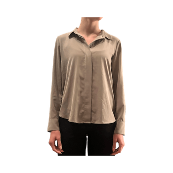 Beige long-sleeve shirt