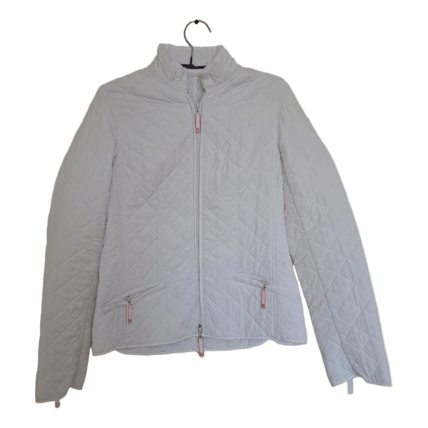 White quilted jacket