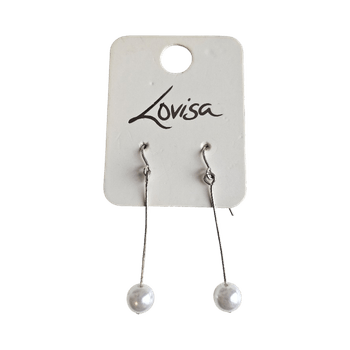 Pearl drop earrings