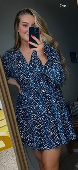 Blue dress / size L
