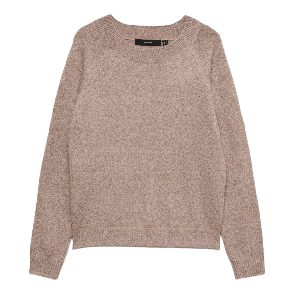 Beige striktrøje fra Vero Moda