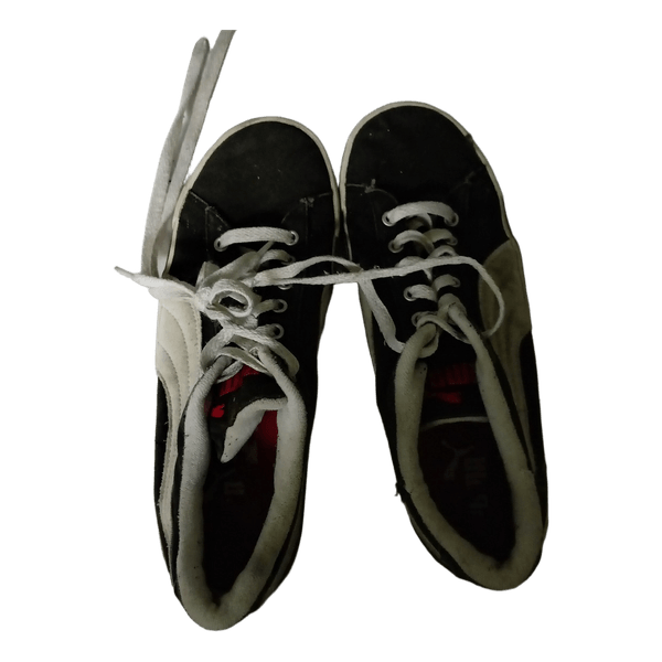 Black and white sneakers