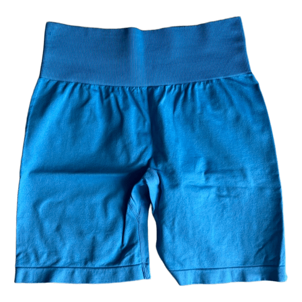 Blå træningsshorts