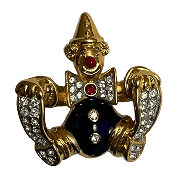 Atwood & Sawyer Smiley Clown Brooch