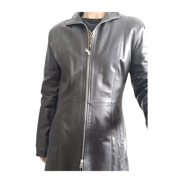Leather jacket / musta nahkatakki
