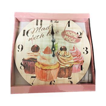 Värikäs kakkukello