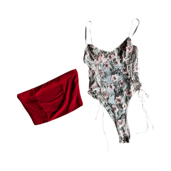 Embroidered floral body