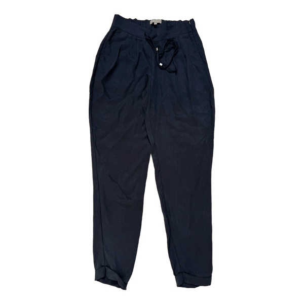 Navy blue trousers