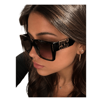 Black Miu Miu sunglasses