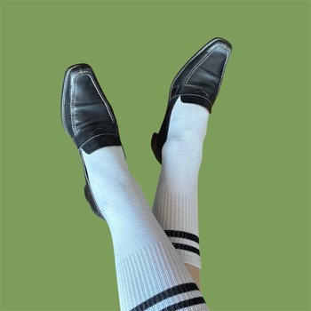 Vintage 90s Black leather loafers