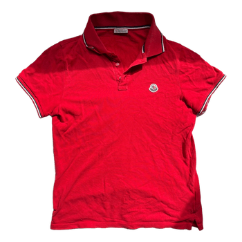 Punainen Moncler pikeepaita