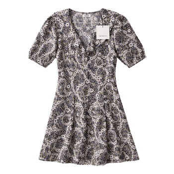 Sandro floral silk dress