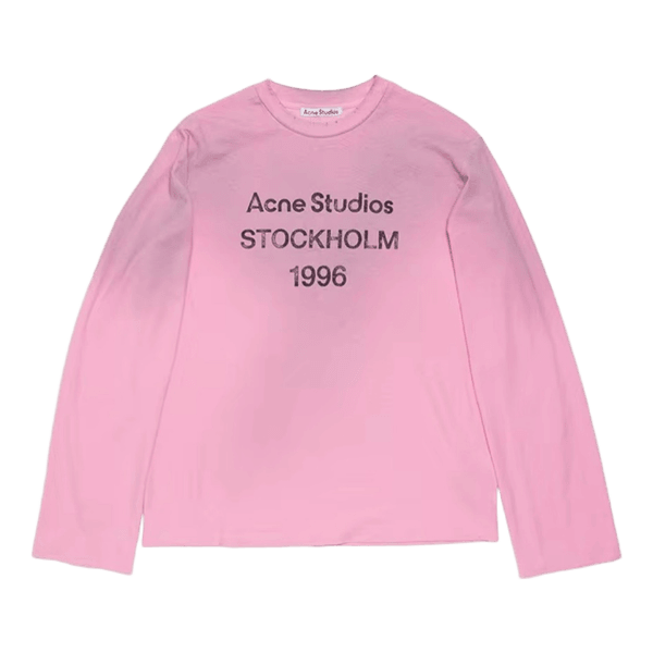 Acne Studios pink long-sleeve t-shirt