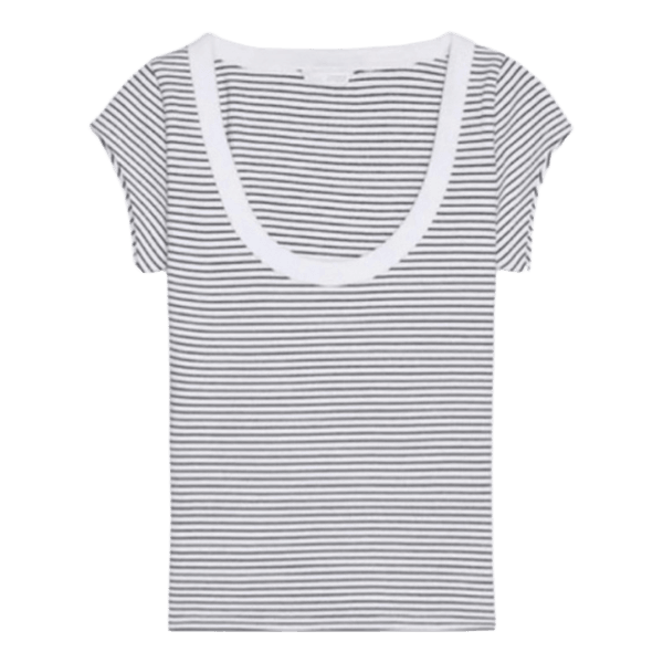 Stribet top