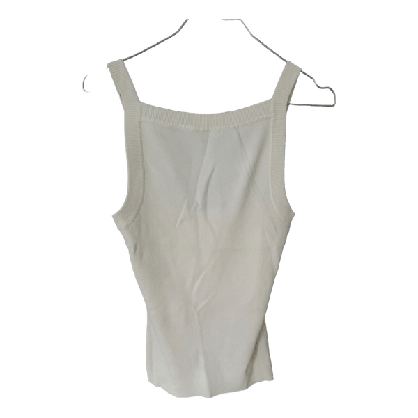 Gina Tricot hvid top xs