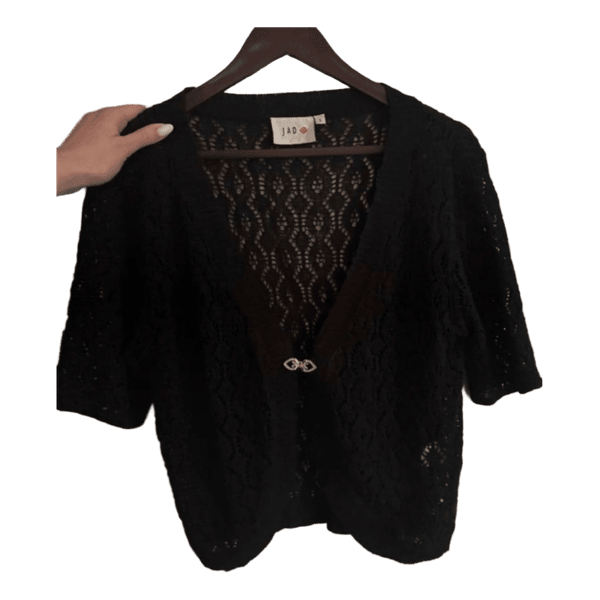 Black lace cardigan